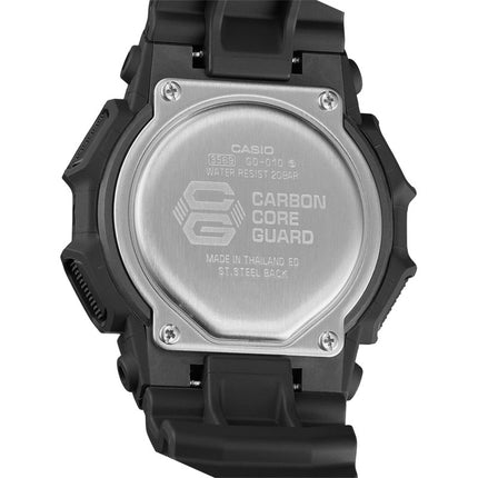 Casio G-Shock GD-010-1DR New Rugged Basic Digital Dial Black Resin Band