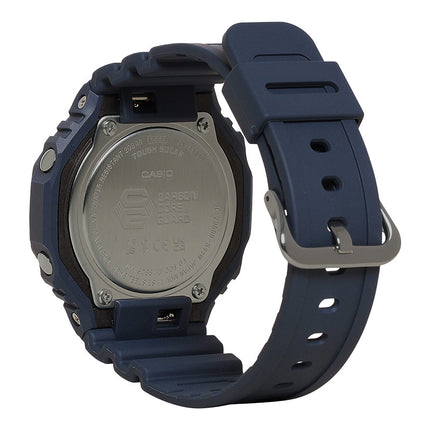 Casio G-Shock GA-B2100-2ADR CasiOak Tough Solar Digital Analog Dial Blue Resin Band