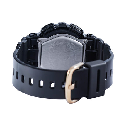 Casio Baby-G BA-110X-1ADR Digital Analog Gold Dial Black Resin Band