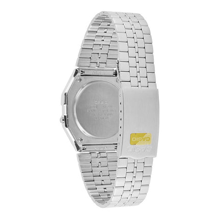 Casio General A159W-N1DF Retro Digital Dial Stainless Steel Band