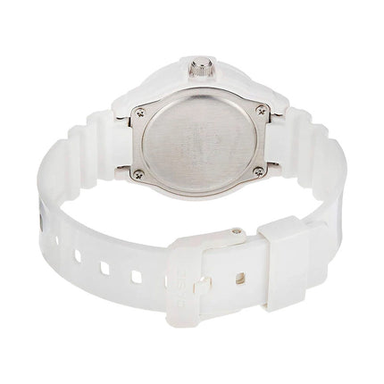 Casio General LRW-200H-4E2VDR Water Resistant 100M Dual Tone Dial White Resin Band