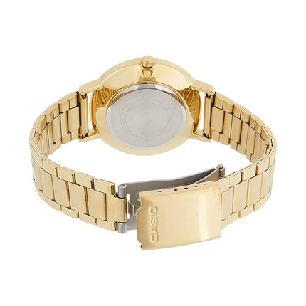 Casio General LTP-VT01G-9BUDF Ladies Light Gold Dial Gold Tone Stainless Steel Band