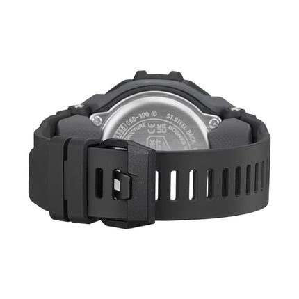 Casio G-Shock GBD-300-1DR G-Squad Black Digital Dial Black Resin Band