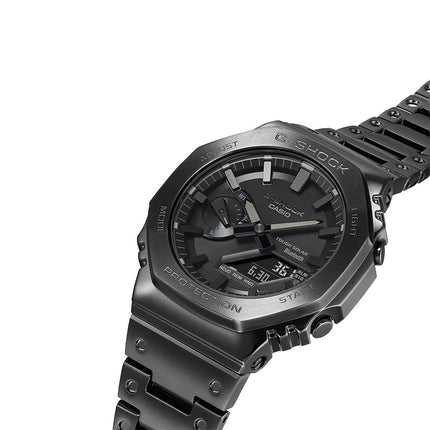 Casio G-Shock GM-B2100BD-1ADR CasiOak Solar Full Metal Analog Digital Dial Gun Metal St. Steel Band