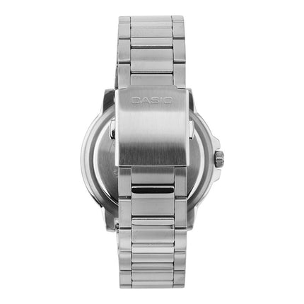 Casio General MTD-125D-3AVDF Men Analog Green Dial Stainless Steel Band