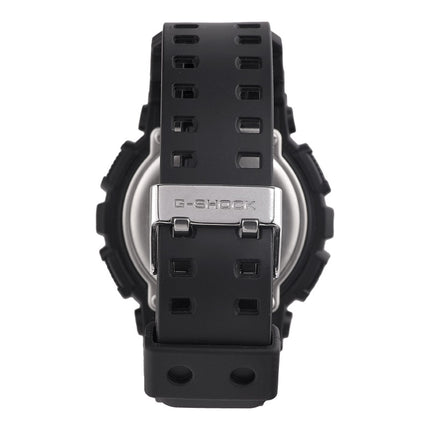 Casio G-Shock GA-100WD-1ADR Black And Briliant White Digital Analog Dial Black Resin Band