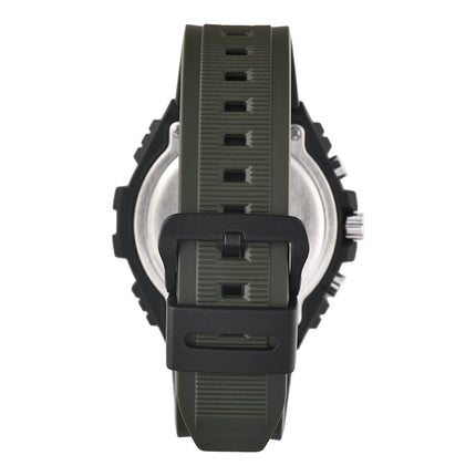Casio General MWA-300H-3AVDF Men Green Dial Green Resin Band