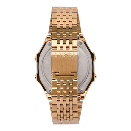 Casio General ABL-100WEG-9ADF Vintage Digital Dial Gold Stainless Steel Band