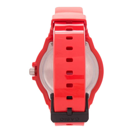 Casio General MRW-200HC-4BVDF Water Resistant 100M Red Resin Band