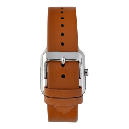 Casio General MTP-M305L-1AVDF Men Moon Phase Black Dial Brown Leather Band