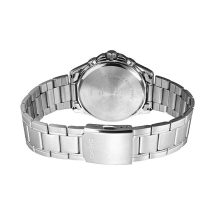 Casio General MTP-1374D-2AVDF Enticer Men Black Dial Stainless Steel Band