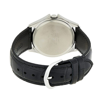 Casio MTP-1183E-7BDF Enticer Men White Dial Black Leather Band