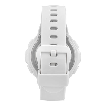 Casio General LWS-1200H-7A3VDF Green Digital Dial White Resin Band