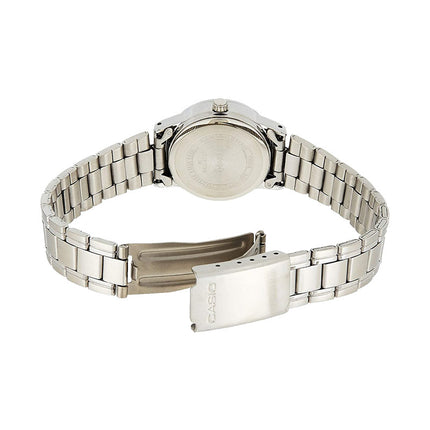 Casio General LTP-V002D-1B3UDF Ladies Black Dial Stainless Steel Band