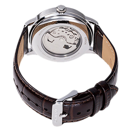 Orient Classic RA-AK0804Y Bambino Automatic Sun & Moon Dark Brown Dial Dark Brown Leather Strap
