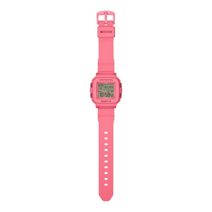 Casio Baby-G + Plus BGD-10KH-4DR Digital Dial Pink Resin Band + Case Holder Set