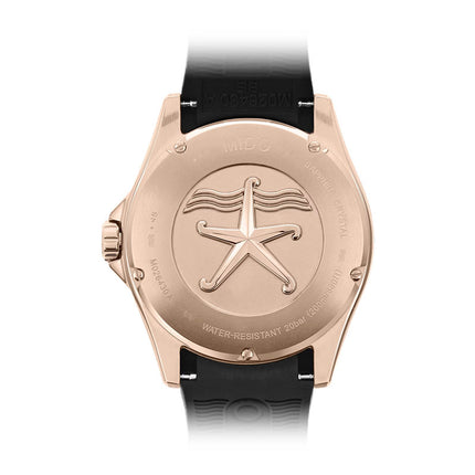 MIDO Ocean Star M026.430.37.051.00 Caliber 80 Automatic Black Dial Black Rubber Strap