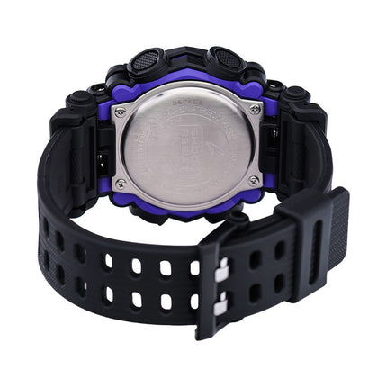 Casio G-Shock GA-900AS-1ADR Garish Digital Analog Dial Black Resin Band