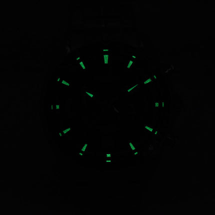 Alba Signa A4B019X1 Chronograph Men Green Dial Stainless Steel Strap