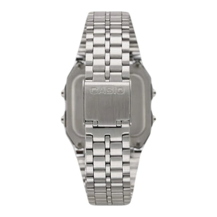 Casio General A500WA-7DF World Time Digital Dial Stainless Steel Band