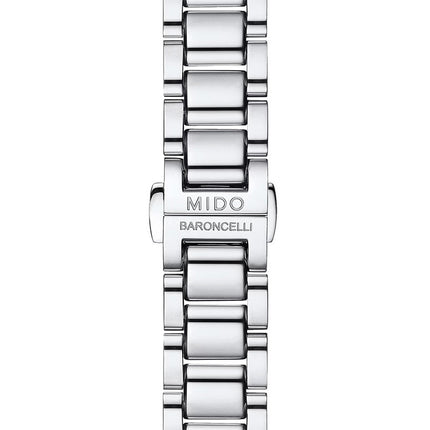 MIDO Baroncelli M022.210.11.036.00 Donna Silver Dial Stainless Steel Strap