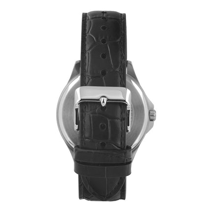 Casio General MTS-RS100L-1AVDF Men Black Dial Black Leather Band