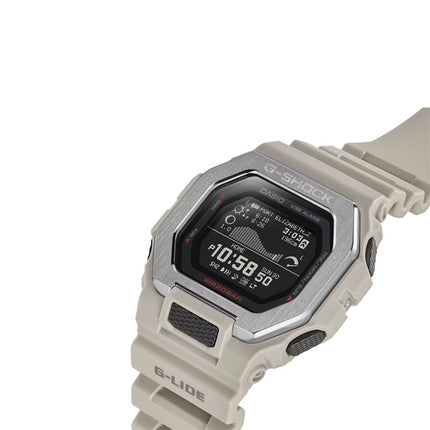 Casio G-Shock G-Lide GBX-100-8DR Natural Beach Color Digital Dial Grey Resin Band