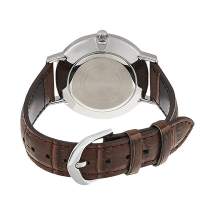 Casio General LTP-VT01L-2BUDF Analog Ladies Blue Dial Brown Leather Band