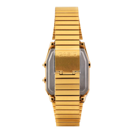 Casio General AQ-800EG-9ADF Vintage Edgy Collection Digital Analog Gold Dial Gold St Steel Band