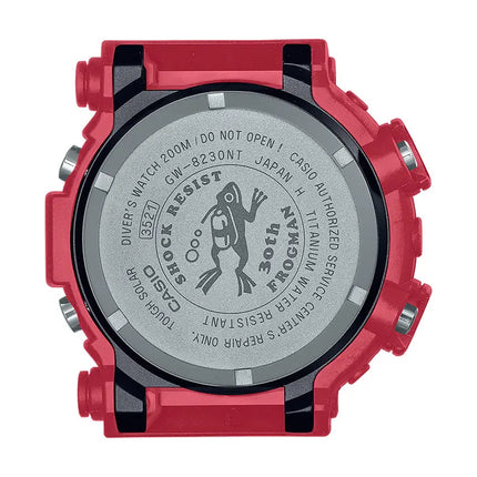 Casio G-Shock Frogman GW-8230NT-4DR 30th Anniversary Master Of G-Sea Digital Dial Red Resin Band