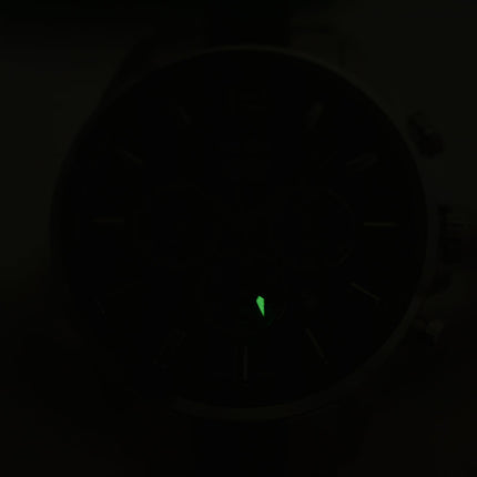 Alba AT3G09X1 Chronograph Men Black Dial Dual Tone Stainless Steel Strap