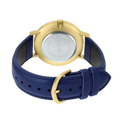 Casio General LTP-VT01GL-2BUDF Ladies Blue Dial Blue Leather Band