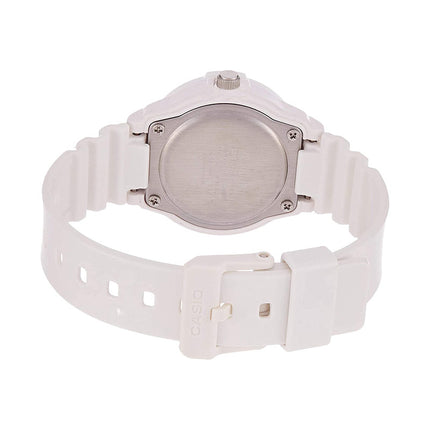 Casio General LRW-200H-2E2VDR Water Resistant 100M Dual Tone Dial White Resin Band