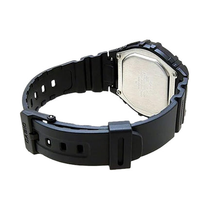 Casio General W-216H-1AVDF Digital Dial Black Resin Band