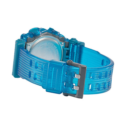 Casio G-Shock GA-900SKL-2ADR Sound Wave Series Digital Analog Dial Blue Translucent Resin Band