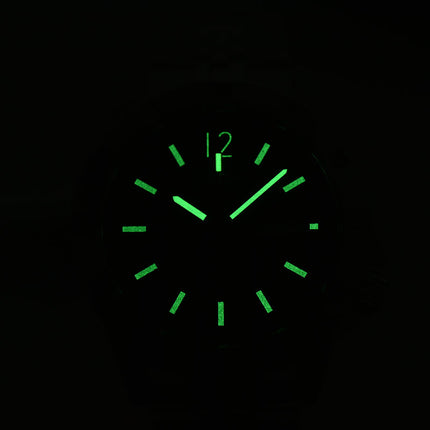 Alba Mechanical AL4647X1 Automatic Men Green Dial Stainless Steel Strap