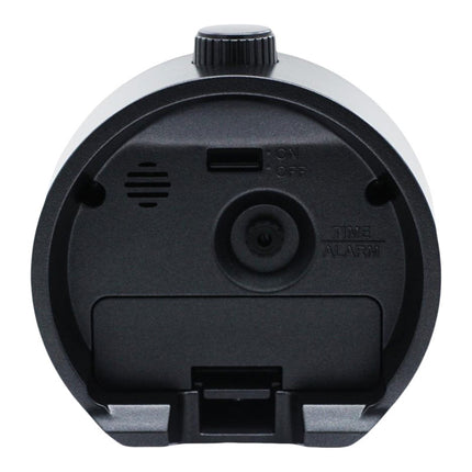 Seiko Bedside Alarm Clock QHE207K Fidget Spinner 9.7cm Black Dial