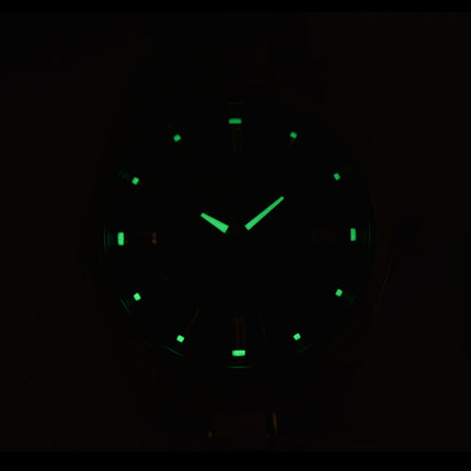 Seiko Classic SUR377P1 Discover More Green Dial Dual Tone Titanium Strap