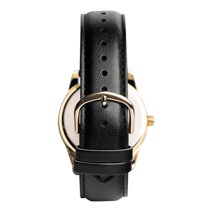 Casio General MTP-VD03GL-1AUDF Men Black Dial Black Leather Band
