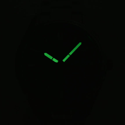 Alba Mechanical AL4147X1 Men Green Dial Stainless Steel Strap