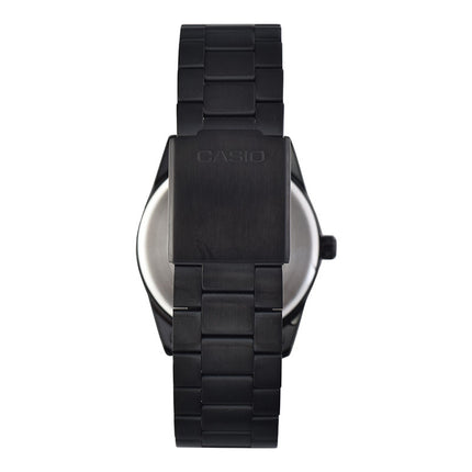 Casio General MTP-VD03B-3AUDF Men Green Dial Black Stainless Steel Band