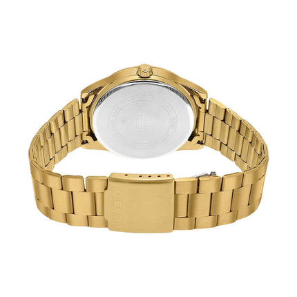 Casio General MTP-VD03G-2AUDF Men Blue Dial Gold Stainless Steel Band