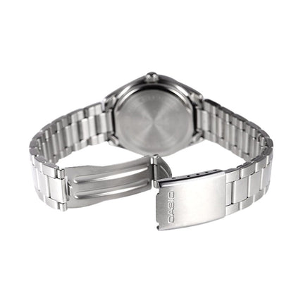 Casio General LTP-1302D-7A2VDF Enticer Ladies Silver Dial Stainless Steel Band