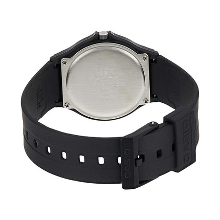 Casio General MW-59-7BVDF Men Analog White Dial Black Resin Band