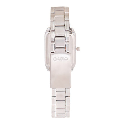 Casio General LTP-V007D-7EUDF Tank Silver Dial Stainless Steel Band