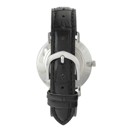 Casio General LTP-VT01L-7B1UDF Ladies Analog Silver Dial Black Leather Band