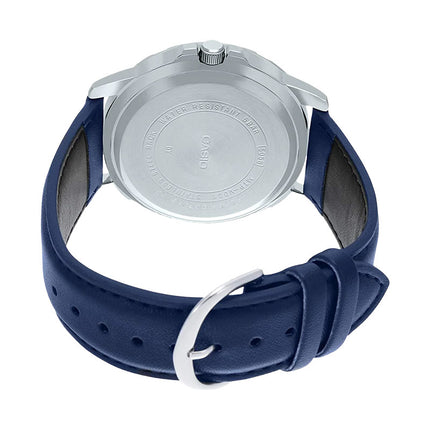 Casio General MTP-VD01L-2BVUDF Enticer Men Blue Dial Blue Leather Band