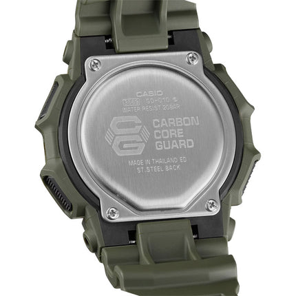 Casio G-Shock GD-010-3DR New Rugged Basic Digital Dial Green Resin Band
