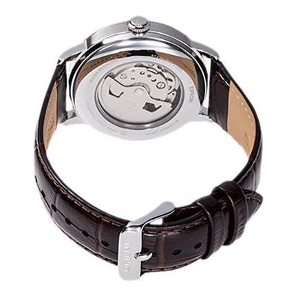 Orient Classic RA-AK0803Y Automatic Sun & Moon Beige Dial Dark Brown Leather Strap