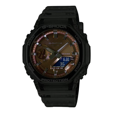 Casio G-Shock GA-2100BM-7A5DR CasiOak Bright Metallic Series Transparent Resin Band